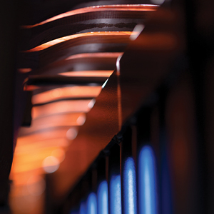 Underside of a Marimba