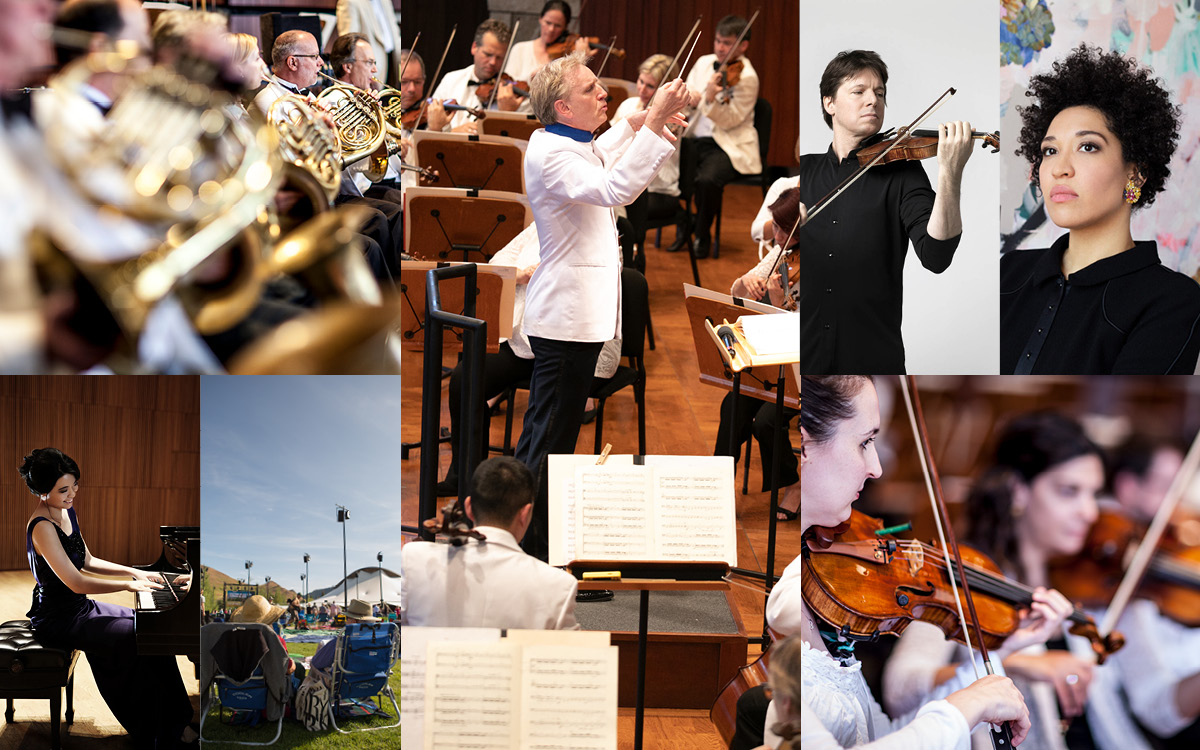 Collage of 2021 Summer Season musicians